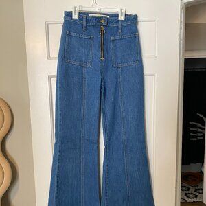 Stoned Immaculate High Waisted Bell Jeans